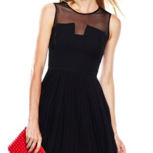 Julia Jordan Sheer Yoke Dress